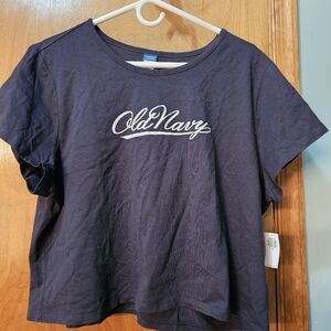 Old Navy Navy Blue T-Shirt
